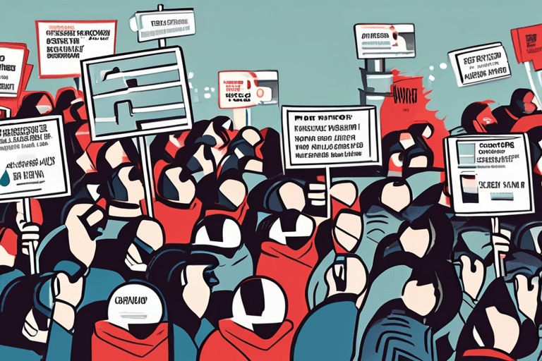 세계가 벼랑 끝에: 시위, 기술 전쟁, 잔혹 행위가 분노에 불을 지피다