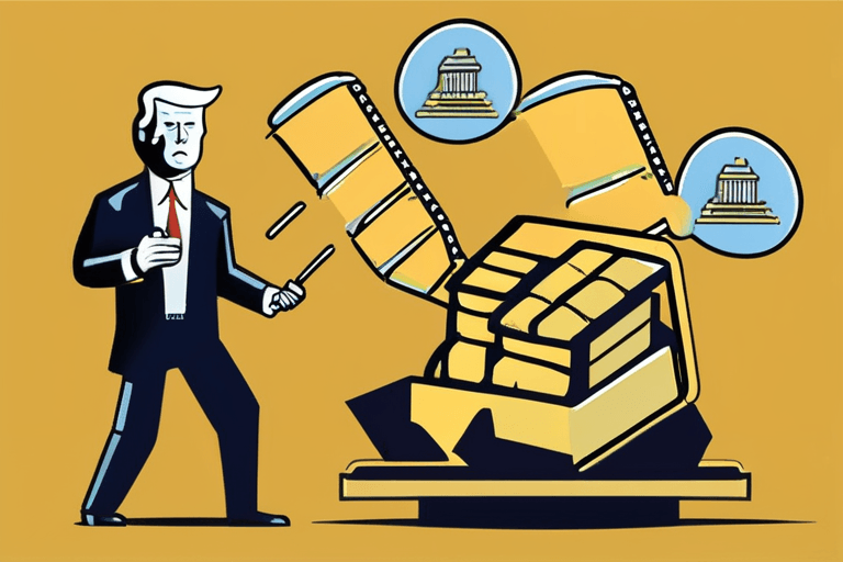 اضطرابات عالمية: تهديدات ترامب وحروب التجارة تشعل حمى الذهب