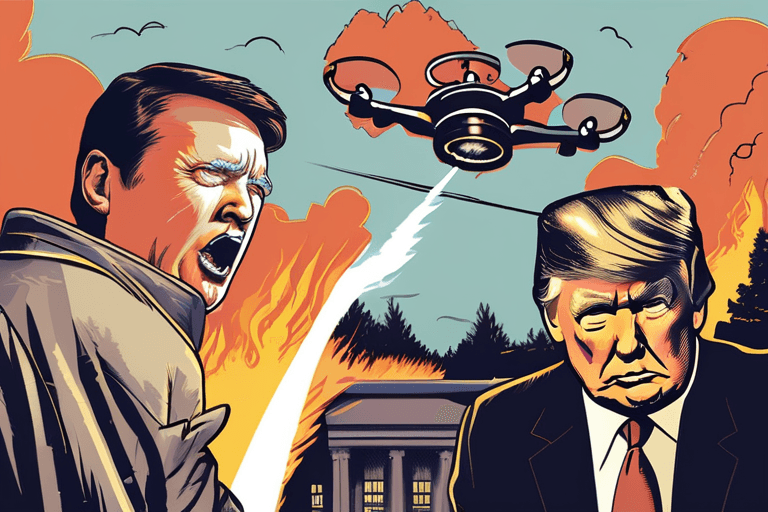 캠퍼스 충돌: 트럼프, 커크, 그리고 드론이 정치적 논란에 불을 지피다