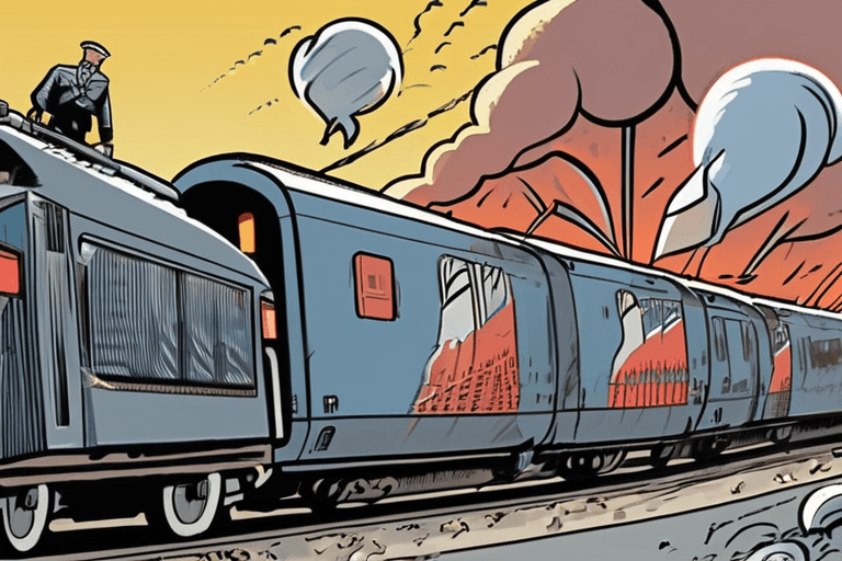 세계 요동: 이란 긴장 고조, 폭풍 강타, 우크라이나 열차 폭격