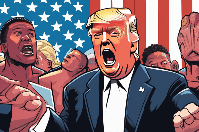 Künstler & Trump geraten aneinander, politische Spannungen eskalieren