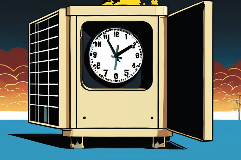 Relógio do Apocalipse: IA Alimenta Temores Climáticos à Medida que a Meia-Noite se Aproxima