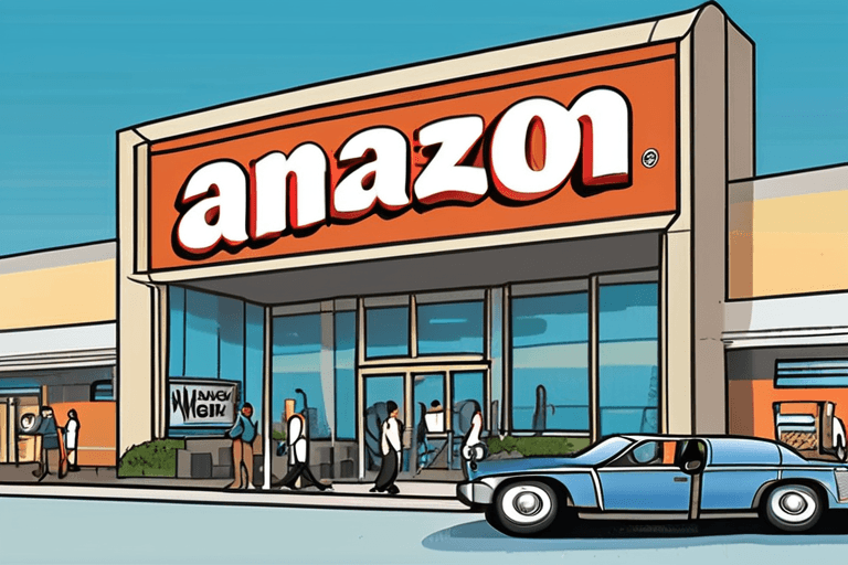 Технологические мечты рушатся: Amazon отступает, Walmart вырывается вперед; Трамп подает в суд.