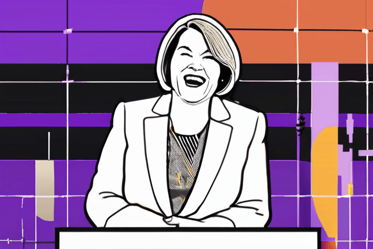 Klobuchar kündigt Kandidatur für Gouverneursposten an und sagt, Minnesota habe "viel durchgemacht"