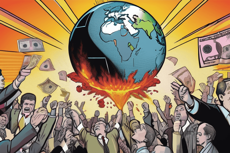 वैश्विक उथल-पुथल: विस्फोट, ज़ब्ती, और डॉलर में गिरावट से विश्व बाज़ारें हुईं अस्त-व्यस्त