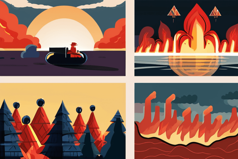 أمريكا ترامب: حرائق الغابات، تهديدات الحرب، ومخاطر متزايدة