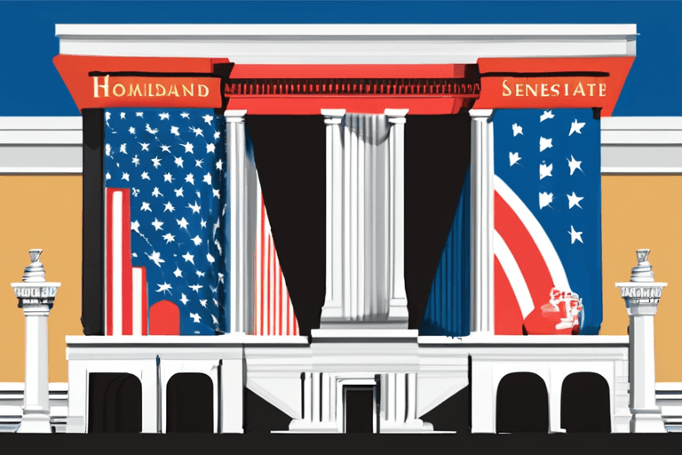 सीनेट ने दो और हफ़्तों के होमलैंड सिक्योरिटी फ़ंडिंग के साथ बजट पारित किया