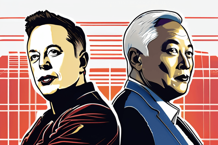 기술 거물들의 충돌: 머스크, 엔비디아, OpenAI, AI 경쟁에 뛰어들다!