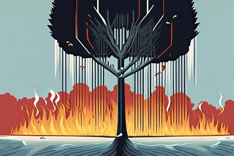 기후 위기: 나무 대 플라스틱, ICE 시위, 그리고 치명적인 화재