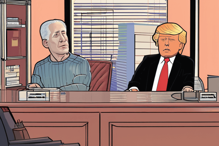 Lithgow Defends Potter, Trump Allies With Ex-Foe, Epstein's Devilish Interview