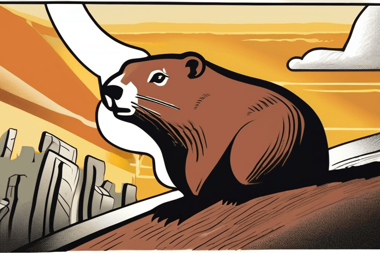 ग्राउंडहॉग ने अपनी परछाई देखी, ग्रामी और तूफ़ान से विभाजित राष्ट्र झुलसा