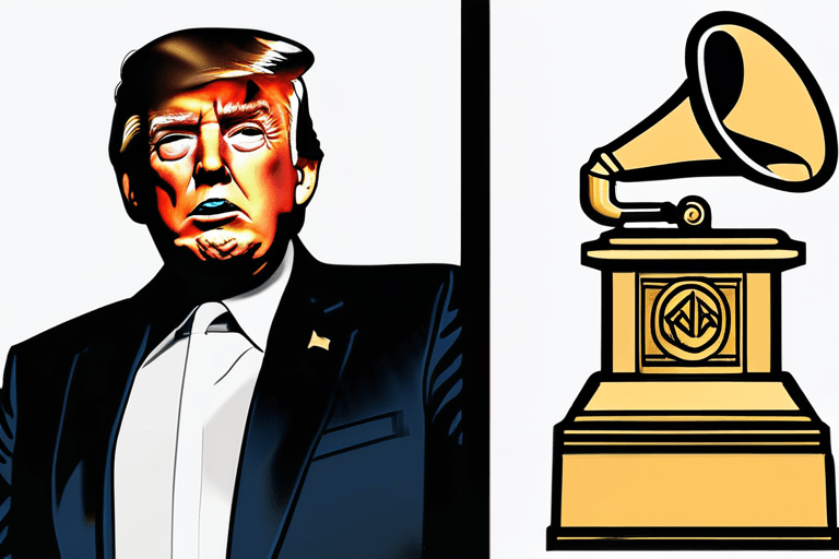 La disputa de Trump por los Grammy y la gran victoria de Bad Bunny encabezan febrero