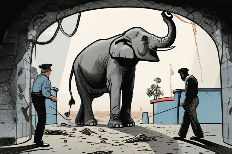 Un éléphant tue un touriste, un prince arrêté, des otages s'échappent, la frontière ouvre