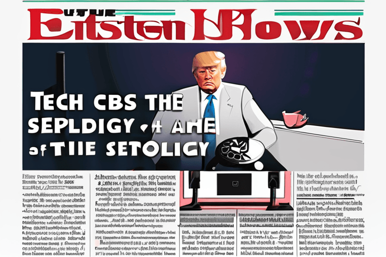 에스타인의 그림자가 드리우다: 기술, 트럼프, 그리고 CBS의 사과