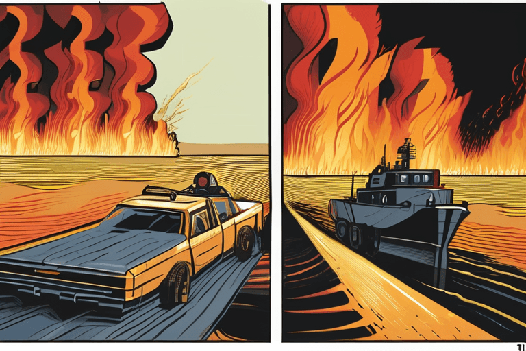 বৈশ্বিক সংকট: আগুন জ্বলছে, যুদ্ধের ছায়া, তেল ও সোনার দরপতন