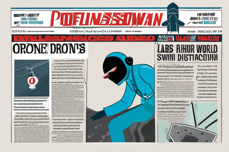 Сбитый дрон, рейды на лаборатории и заплыв героя: мировые заголовки