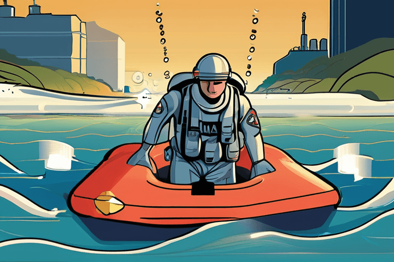 بطل مراهق يسبح لإنقاذ غريق؛ البحرية الأمريكية تسقط طائرة مسيرة وسط التوترات مع إيران