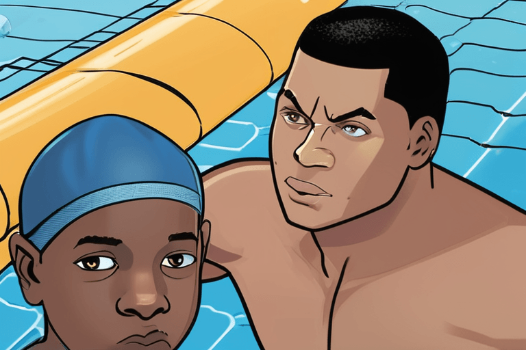 男孩“超人”般游泳救家人；前 NFL 球员之死与无家可归者凶杀案有关？