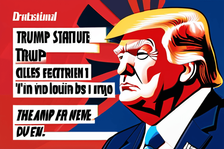 트럼프 동상, 새 보금자리 찾는 가운데, 라이언스 팬 소송 제기, FFA 조사 직면