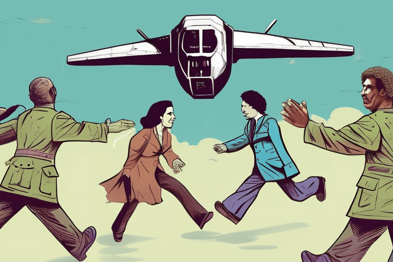 Caos Mundial: Menina Cai, Drone Abatido, Gaddafi Morto