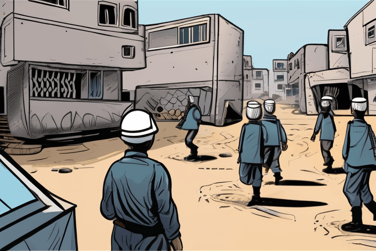 ガザ地区混乱、和平協議再開、衝撃的な学校訓練：今日のトップニュース