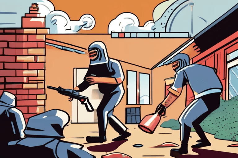 세계적 위기: 뱀 물림 사망, 무장 괴한 방화, 긴장 고조