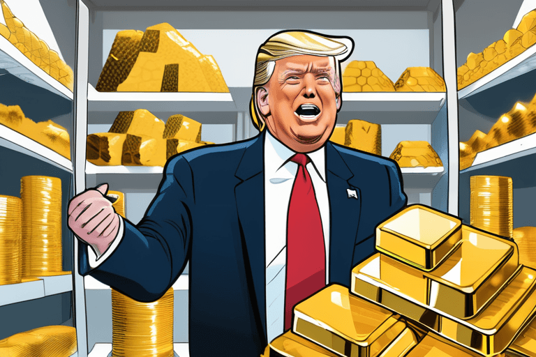 Preços do Ouro e da Prata Flutuam Enquanto Trump Aborda Minerais Críticos