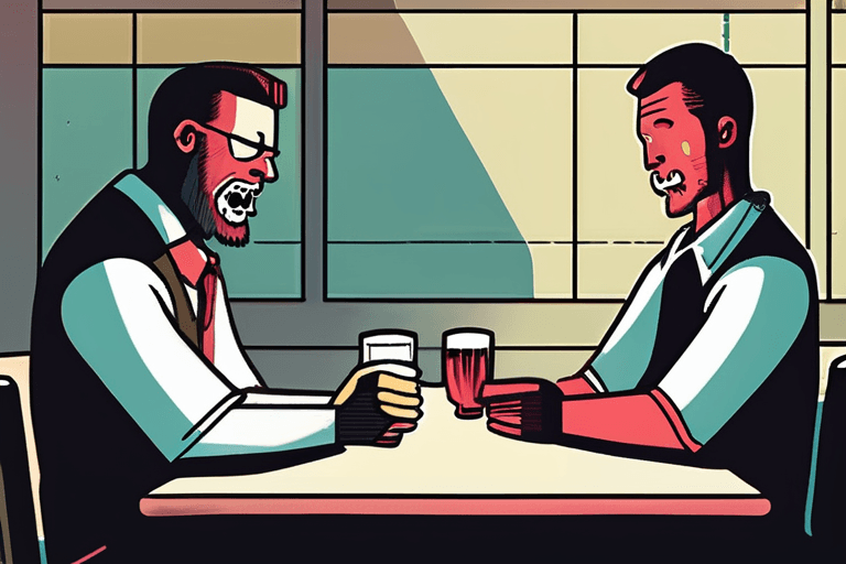 Professor Apunhalado, Titã Ruge, Leite Cru Mata e Póquer Alimenta o Risco!