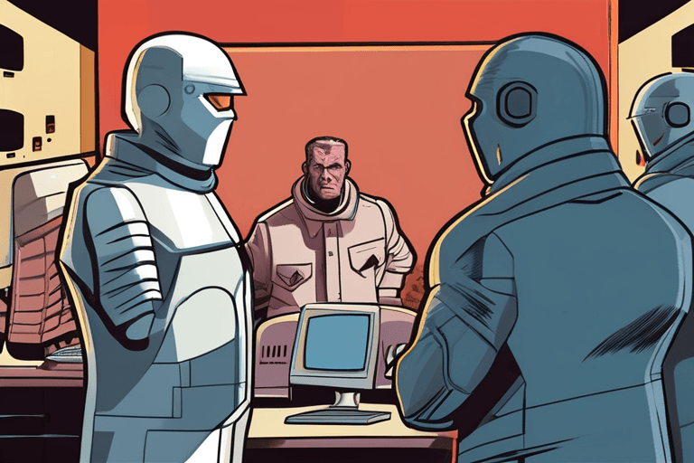 世界が危機に：スパイ、ストライキ、盗まれたテレビ、そしてタイタンが平和を脅かす