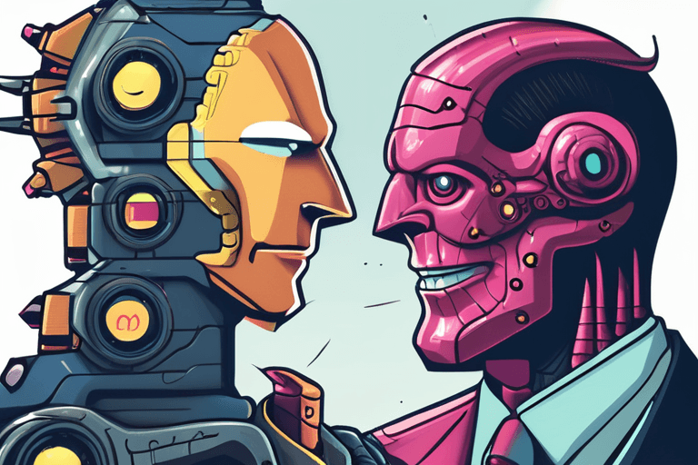 IA, Monstros, & Fusões: Titãs da Tecnologia se Enfrentam!