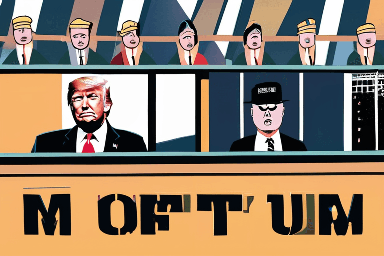 트럼프, 이민 문제에 대한 "유화책" 암시; 러시아에서 코미디언 투옥