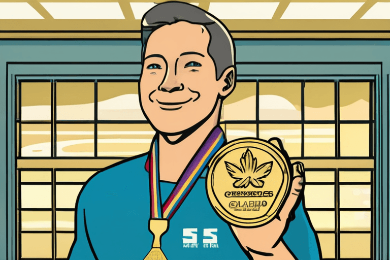 ओलंपिक स्वर्ण दौड़: तैराक का पदक 100,000 डॉलर से अधिक में बिका!