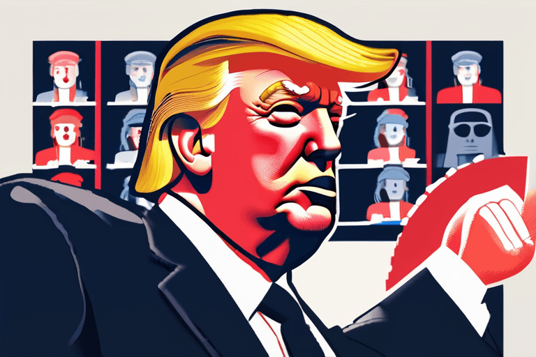 Os Problemas de Trump: Tarifas, Reação Negativa à Tecnologia e Justiça Sob Ataque