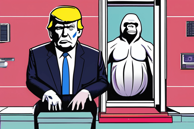 トランプ氏の「猿」動画がAI批判を招く；企業が被害