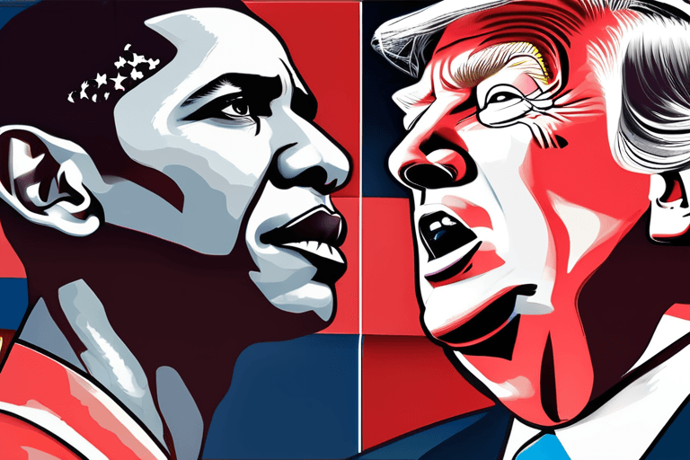 トランプ氏のオバマ氏に関する人種差別的投稿に批判殺到