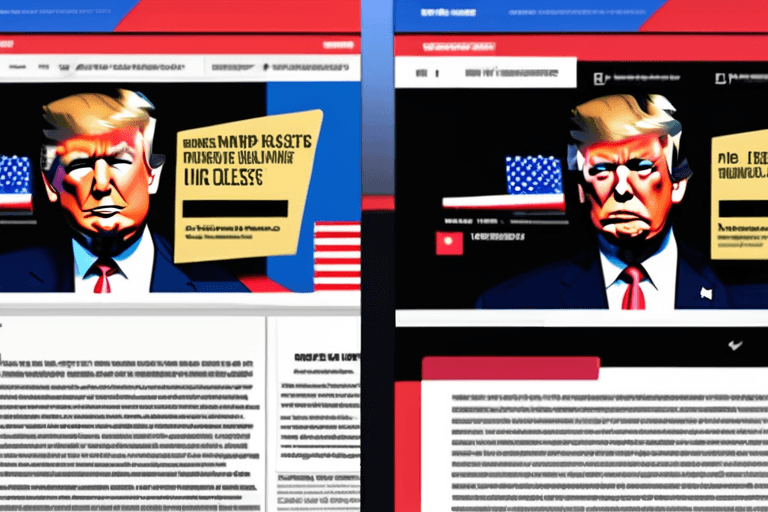 Trumps rassistischer Post gelöscht, startet Drogen-Website