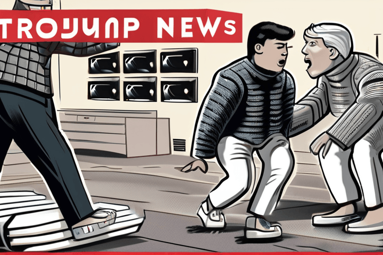 ترامب يدافع عن فيديو عنصري، ويقطع علاقته بجامعة هارفارد