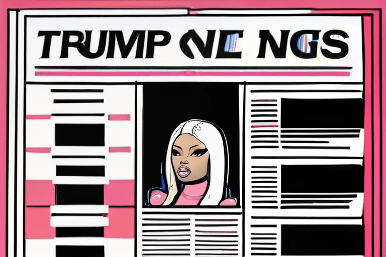 트럼프, 니키 미나지 맹비난, 마약 사이트 개설, 노벨상 거부 직면