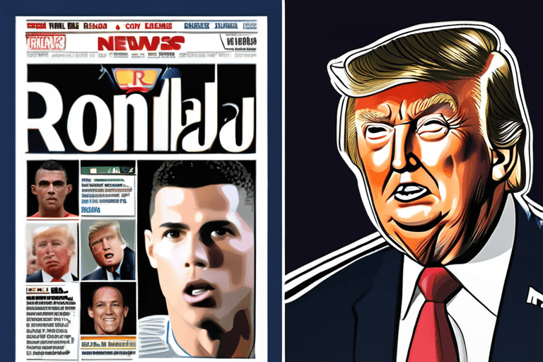 ロナウド、再びゴール; トランプ、嵐の中謝罪拒否