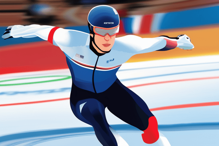 Début Olympique Surprise : Le Patineur de Vitesse Américain S'illumine