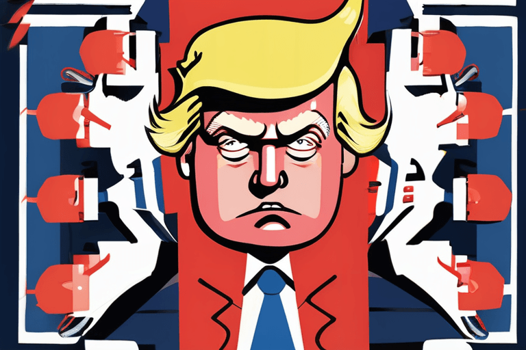 Трамп вызывает ярость, сталкивается с множеством кризисов