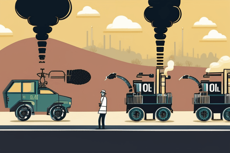 Detetives do Petróleo Expõem Emissões Ocultas, Tensões Aumentam