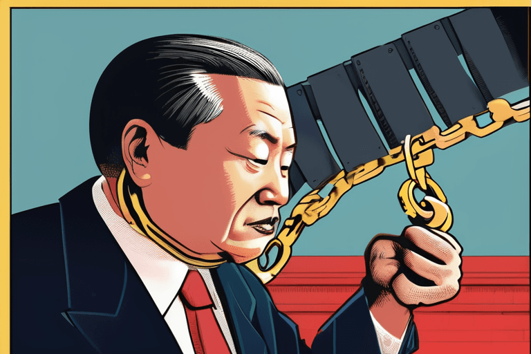 Algemas Douradas do CEO, Índice do Pânico Dispara, Crítico da China Sentenciado