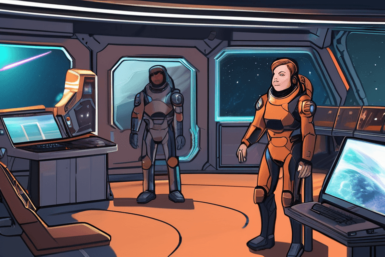 মহাকাশ MMO-তে AI এজেন্টদের রাজত্ব, মানুষ নিষিদ্ধ