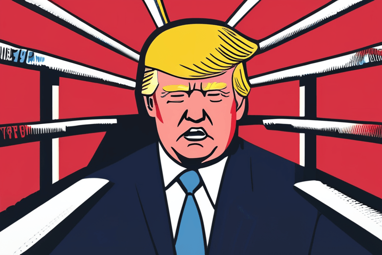 ترامب يهاجم الرياضيين، ويغلق جسراً، ويناشد ماكسويل