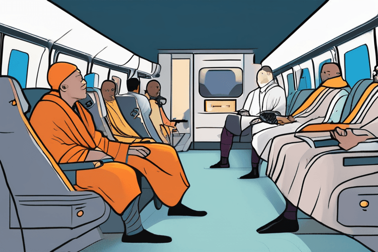 飛行機が急降下、全員生存；僧侶たちが平和を求めワシントンD.C.へ徒歩行進