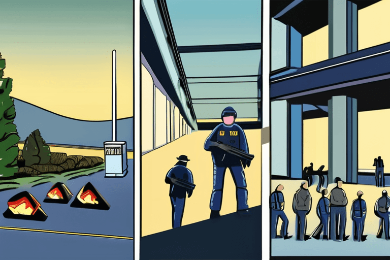 Tiroteo en escuela de BC, Hollywood de luto, Misterio en el aeropuerto