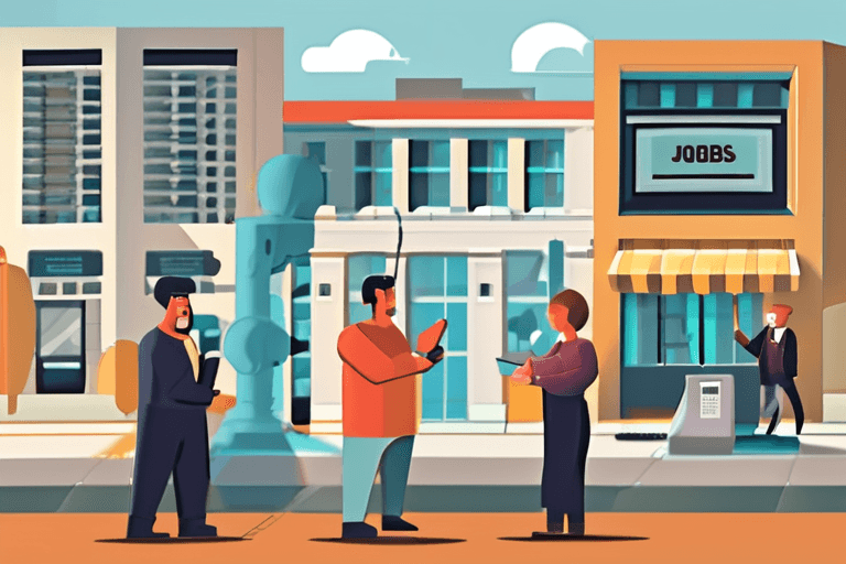 Stellenboom, Kinder im Visier, Banken schließen, Tech-Wandel