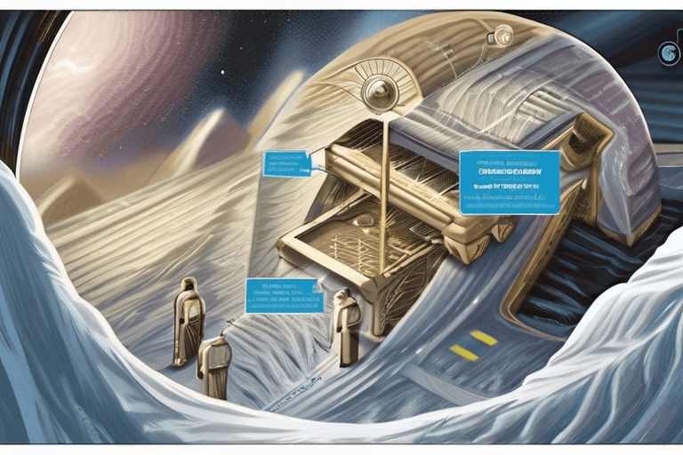 बर्फ़ के रहस्य उजागर: प्राचीन टक्कर मिली