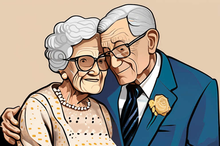 La nation observe l'histoire d'amour du couple le plus âgé se dérouler !